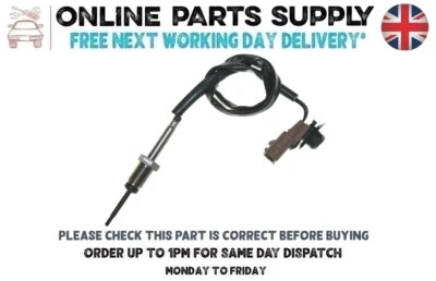 Sensore temperatura gas scarico per RENAULT MEGANE CC 1.9 dCi 2010 in poi - Immagine 1 di 4