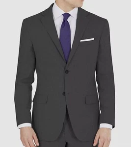 $360 DKNY Men's Black Modern-Fit Stretch Blazer Sport Coat Suit Jacket Size 42L - Picture 1 of 2
