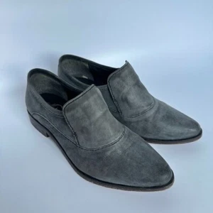 Mocasín sin cordones Free People Brady de cuero gris carbón para mujer talla 37 7,5 - Imagen 1 de 11