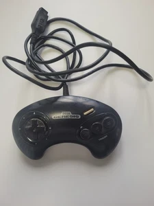 OEM Sega Genesis 3 Button Controller Model 1650 - Black  - Picture 1 of 4