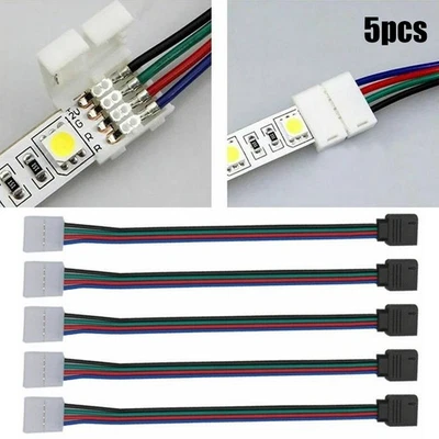 Wiring Harness Cable Connector Male Female Connector Wire RGB 9cm/3.5in - Image 1 of 4