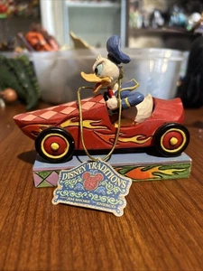 Walt Disney Traditions Jim Shore Donald Duck ROAD RAGE Figur 6000975 ohne Karton - Bild 1 von 7