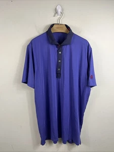 Polo Grayson para hombre talla XL púrpura manga corta (logotipo de golf) - Imagen 1 de 7
