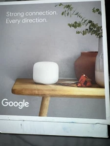 Google Nest WLAN Router Modell H2D weiß mit Netzkabel - Bild 1 von 3