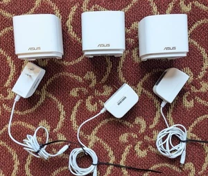 3 ASUS Model XD4R AX1800 Dual Band Wifi Routers White Internet Extender - Bild 1 von 2