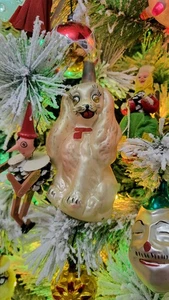 Mops Kugel 50er Jahre Glas - Bild 1 von 7