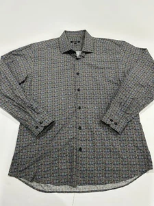 Jared Lang Men's XL Colorful Abstract Pattern Button-Up Shirt Casual - Picture 1 of 6