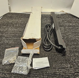 Maruson PDU-R1512PS PDU 12 Outlets 1U 5-15P 1050J Surge Protected Black - Afbeelding 1 van 10