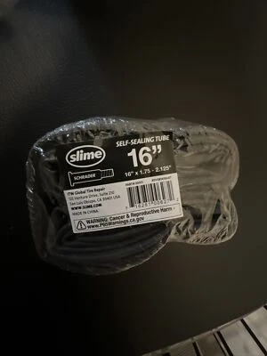 Slime Self-Sealing Bike Inner Tube 16" X 1.75-2.125 Schrader Valve Extra Strong - Image 1 of 2