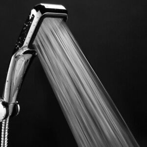 300-Holes High Pressure Shower Head Powerful Boosting Spray Bath Water Saving