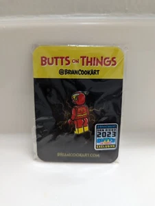 SDCC 2023 Exclusivo Flash Ass Butt's On Things Pin Exclusivo Brain Cook Art - Imagen 1 de 1