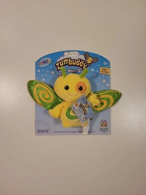 Webkinz Zumbuddy - Zana - A Peeking Zum 1st Edition by Ganz Yellow Green W/ Code - Image 1 of 3