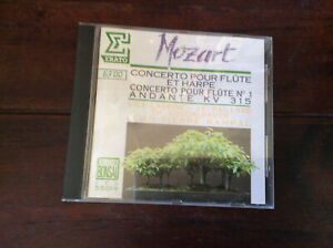 Mozart - Concerto pour flûte et harpe n°1 [CD Album] ERATO Laskine Rampal 