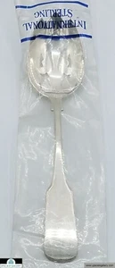 International 1810 Sterling Silver Pierced Tablespoon 7.75" *BRAND NEW* - Picture 1 of 1