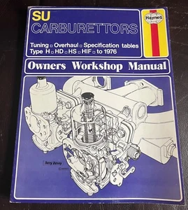 Carburadores Haynes SU propietarios manual de taller pares 1976 H HD HS HIF servicio - Imagen 1 de 5