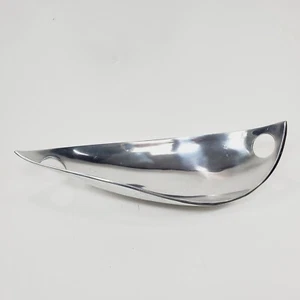 TOWLE Pintel Aluminum Centerpiece/ Mid Century Modern Decor Bowl Food Ok 15"L - Picture 1 of 12