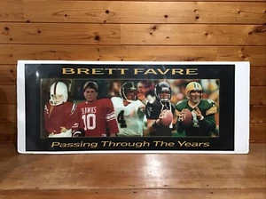 1990's Brett Favre Green Bay Packers Passing Through The Years Poster 15" x 36"  - Picture 1 of 9