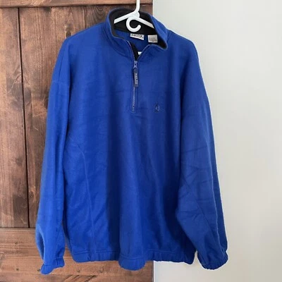 De colección Años 90 Grunge Bugle Niño Nieve Vellón Para Hombres Talla XXL 1/4 Cremallera Y2K Gorpcore 2XL Foto 1 de 4