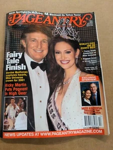 Pageantry Fall 2001 Miss Universe Denise Quinones with Donald Trump M165 - Picture 1 of 7