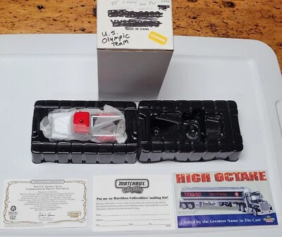 Matchbox Models Of Yesteryear Texaco U.S. Olympic Team 1955 Chevy 3100 1:43 #2 - Image 1 of 4