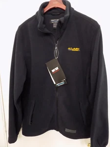 Chaqueta polar con cremallera completa Alaska Railroad adulto LG azul artículo promocional difícil de encontrar nos con etiqueta - Imagen 1 de 5