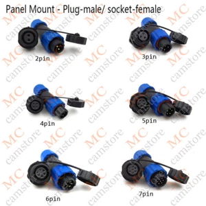 SD13 1 ~ 7Pin, conectores de enchufe circular de CA / CC impermeables de alta tensión - Imagen 1 de 14