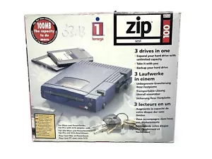 VINTAGE RARE Iomega 100MB Esterno SCSI Zip Drive NEW OLD STOCK # NIB - Picture 1 of 8