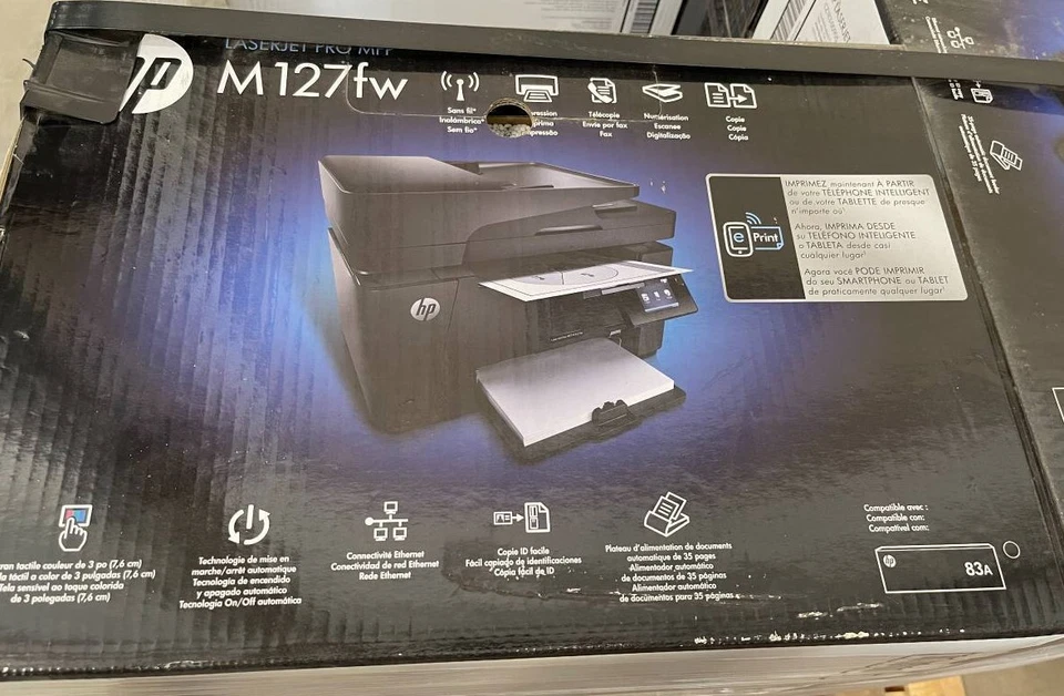 HP LaserJet Pro MFP M127fw All-In-One Laser Printer - BRAND NEW - Image 1 of 1