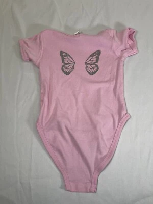 My Little Butterfly 紧身衣连体衣 Marco Island 粉红色女宝宝 18 个月 — 第 1/4 张图片