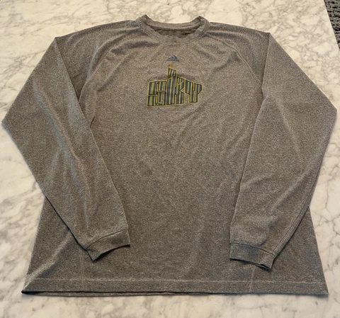 Chicago Sky WNBA adidas Climalite Gray LS Shirt Womens Large Candace Parker Cover