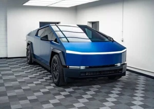 Cybertruck DIY PPF Paint Protection Film Color Change Satin Liquid Metallic Blue - Picture 1 of 9