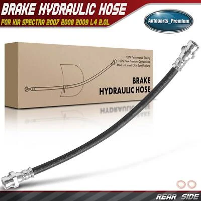 Manguera hidráulica de freno trasero izquierdo o derecho para Kia Spectra 2007 2008 2009 L4 2,0 L Foto 1 de 4