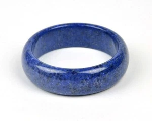 60.5mm Rare Natural Lapis Lazuli Gemstone Bangle Bracelet  - Picture 1 of 7