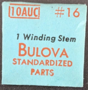 NOS NEW Genuine Bulova Cal. 10AUC # 16 Winding Stem - Vintage Watch Part - Picture 1 of 2