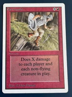 Earthquake UNLIMITED edition MP/LP (x1) Magic Gathering MTG Old School - Image 1 of 2