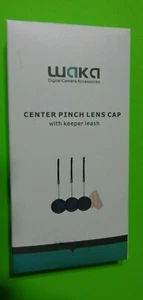 Waka Unique Design Lens Cap Bundle, 3 Pcs 67mm Center Pinch Lens Cap and Cap Lea - Picture 1 of 6