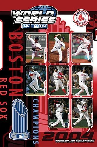 Boston Red Sox 2004 WORLD SERIES CHAMPIONS Original 22x34 Wall POSTER Cover