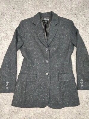 Blazer Karen Kane Mujer Negro Talla 4 Botones Manga Larga Usado en Excelente Condición Envío Rápido Foto 1 de 4