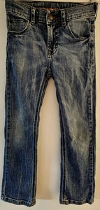 Wrangler Jungen Größe 8 schmal klassisch gerade Denim Hose Jeans verstellbarer Bund - Bild 1 von 6