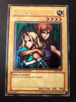 Yu-Gi-Oh! Gemini Elf, IOC-SE1, Limited Edition, Englisch, Near Mint - - Bild 1 von 4
