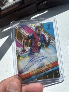 TOPPS Finest UEFA Club Competitions - Lamine Yamal Signed 23/50 - Picture 1 of 4