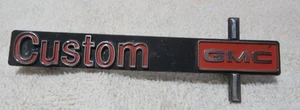 Placa de identificación con logotipo insignia emblema personalizada para camioneta GMC - Imagen 1 de 2