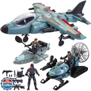 JOYIN Militär Spielzeug Set, Flugzeug, Rollenspiel Kampfjet mit Soli - Bild 1 von 5