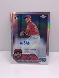 Michael Stefanic 2023 Topps Chrome Rookie RC Auto Autograph Refractor #403/499 - Picture 1 of 2