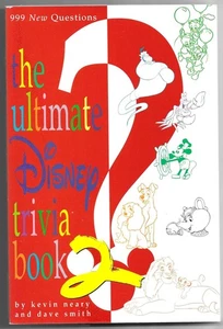 Kevin Neary Signed. The Ultimate Disney Trivia Book. Softcover 1994. 1st/1st - Picture 1 of 2