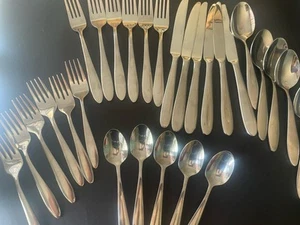 Oneida EVE - Stainless Steel 18/8. Flatware Set China 28pc Lot - Picture 1 of 3