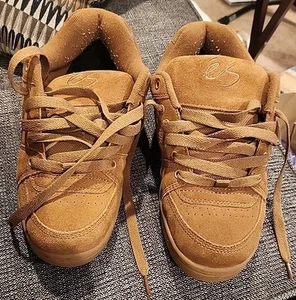 ES Skateboard Shoes ACCEL OG BROWN/GUM Size 9.5M/11W In Excellent Used Condition - Picture 1 of 11