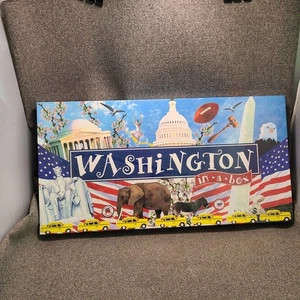 Juego de mesa Monopoly Washington In A Box de colección Late For The Sky nuevo precintado - Imagen 1 de 5