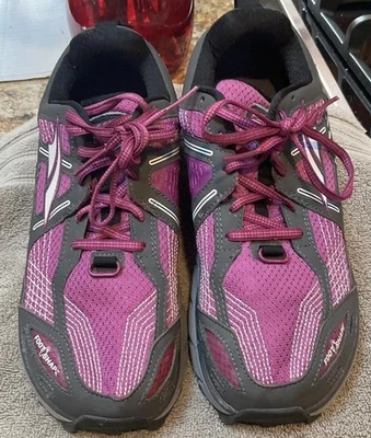 ALTRA Lone Peak 3.5 Trail Running Shoes Purple Gray AFW1755F-1 Women's US 9.5 - Image 1 of 4