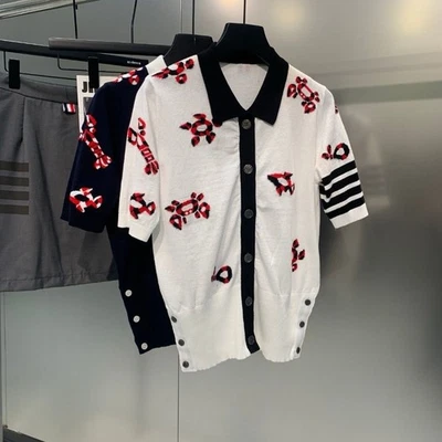 CAMISETA Thom Browne Blanco Gema Iconos Suéter Talla S/M/L Foto 1 de 3